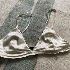Thistle & Spire Starlight Silk triangle bra